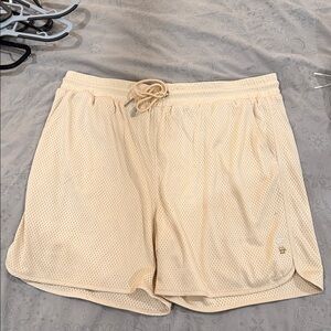 Kith light yellow Mesh Athletic Shorts